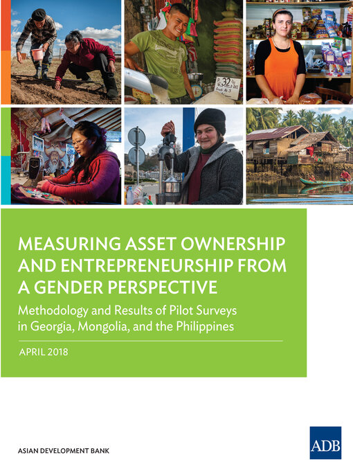 Title details for Measuring Asset Ownership and Entrepreneurship from a Gender Perspective by Asian Development Bank - Available